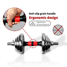 44LBS Adjustable Cast Iron Dumbbell Sets with Portable Packing Box